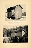 1918 Print 1st Electric Lighting Plant & Burkhardt Mill - Original Halftone Print