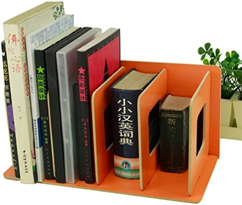 FBF Home Office Supplies Storage Box CD Stand Holder Office Desk Organizer (Orange)