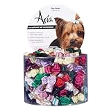 Aria Tiny Bows w/Rosettes Canister 100/Pcs