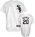 Carlos Quentin Jersey: Youth 2010 Majestic Home Pinstripe Replica #20 Chicago White Sox Jersey - Medium (10-12)