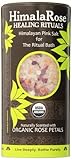 HimalaRose Himalayan Pink Bath Salt, Organic Rose Petal, 28 Ounce