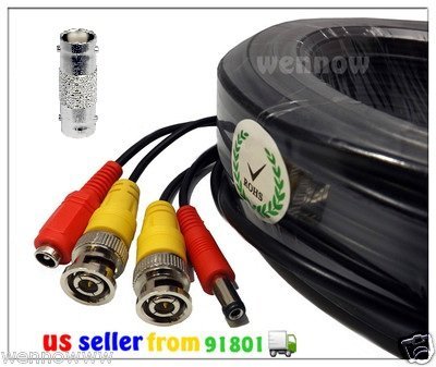 Wennow 100ft Extension Bnc Male Cable For Q See Indoor