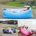 Findbest® Outdoor Quick Inflatable Lounger suitable for 2-3 person, Lightweight Imitate Nylon Fabric Beach Lounger Convenient Compression Air Bag Hangout Bean Bag Portable Dream Chair