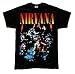 NIRVANA t-shirt Live Concert Photo black tee