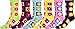 Sakkas Women's Fun Colorful Design Poly Blend Crew Socks Assorted 6-Pack