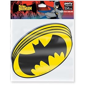 Batman T-Shirt Emblems (4 count) Child by BuyCostumes