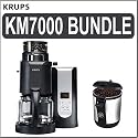 Krups (KM7000) Grind-and-Brew 10-Cup Coffeemaker w/ (ED150) Bean Vac Coffee Canister