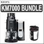 Krups (KM7000) Grind-and-Brew 10-Cup Coffeemaker w/ (ED150) Bean Vac Coffee Canister