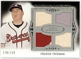 Freddie Freeman 2011 Topps Marquee Quad Jersey Patch Bat Serial #178/199