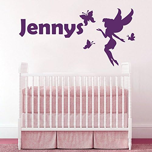 Personalized Fairy Butterflies Wall Decal Vinyl Sticker Art Home Decor