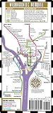 Streetwise Washington DC Metro Map - Laminated Washington DC Metrorail Map - Folding pocket & wallet size metro map for travel