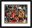 LeBron James and Kobe Bryant Cleveland Cavaliers Los Angels Lakers NBA Framed 8x10 Photograph Cleveland Cavaliers Match Up