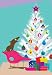 Retro Dog Christmas - Boxed Holiday Christmas Greeting Cards - Set of 10 Cards and Envelopes