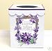 White Retro Tissue Holder ~ Tissue Box Cover ~ Tissue Box Holder ~ Kleenex Holder ~ Shabby Chic White Enamel with Vintage French Label