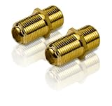 Philips SWV2025W/27 Feed-Thru F Connectors (2 Pack)