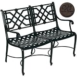 Windham Castings Abbey Settee Frame Only, Bronze