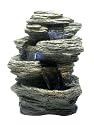 Rock Stone LED Indoor Table Top Water Fountain