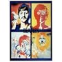 (24x36) The Beatles Four Faces Pop Art by Richard Avedon Music Poster Print