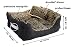 12684 Tierbett Gepard ca. 52x40x16cm mit Innenkissen + Schmusekissen + Pipi-Schutz-Unterlage