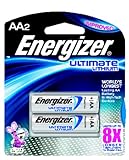 Energizer Ultimate Lithium Batteries Size AA 2 Count