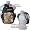 Schulrucksack ED HARDY Rucksack BRUCE - All Over Print NEU