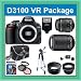 Nikon D3100 14.2MP Digital SLR Camera DX VR Package Includes 18-55mm DX VR Lens+ 55-200mm DX VR Lens + 16GB SDHC & Much More