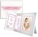 "Bless this Tiny Baby" Personalized Baptism, Christening Picture Frame Gift - Girl