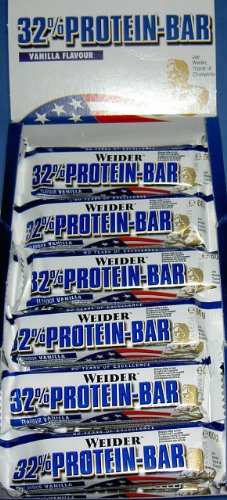 Weider 32% Protein Bar - 24 Eiweiss Riegel a 60g (Eiweissriegel)