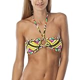 Xhilaration® Juniors Multicolor Print Bandeau Swim Top