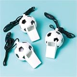 Soccer Whistles (12 count)