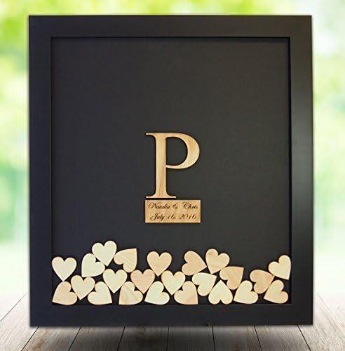 Personalised Wedding Guest book, Custom Drop top Drop box wedding alternative GuestBook