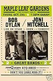 Bob Dylan Joni Mitchell 1976 Concert Poster