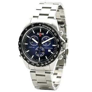 Swiss Code Red Mach 1 -Deep Blue- Chronograph for Him Swiss Made