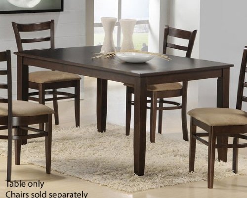 Dining Table - Contemporary Espresso Finish