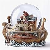 Pack of 2 Religious Noah's Ark Bible Story Glitterdomes
