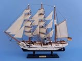 Gorch Fock 20 Tall Model Ship - Already Built Not a Kit - Wooden Tall Sailing Ship Replica Scale Ship Model Boat Home Nautical Beach Wall Décor or Gift - Sold Fully Assembled