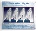 100 Clear-bulb Musical Christmas Lights with Controller