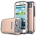 ULAK Galaxy S3 Case, S3 Case - Slim Lightweight S3 Case Hybrid Shockproof Protective Cover for Samsung Galaxy S3 III I9300 with 2-Piece Dual Layer PC & Soft TPU Hard Cover((Rose Gold/Grey)