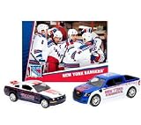 NEW YORK RANGERS 2008-09 NHL Diecast Home & Road Mustang & SVT Truck 2 Pack with Team Card by Upperdeck