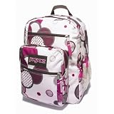 JanSport Classic Big Student Backpack, Shell Tan Pattern Dots