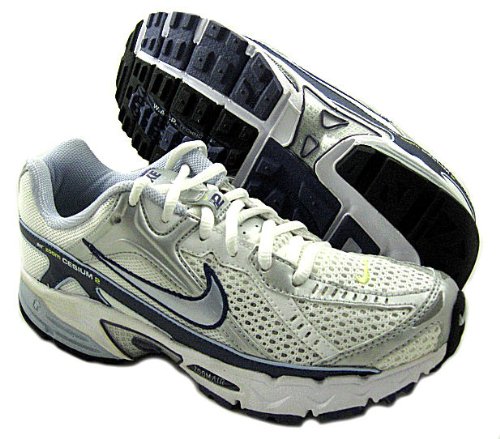 Nike Womens Air Cesium 2 White/Black/Metallic Silver Athletic Shoes US 7