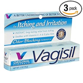 Vagisil Anti-Itch Creme, Original Strength, 2 Ounces (Pack of 3)