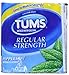 TUMS Chewable Antacid Tablets for Heartburn Relief, Peppermint - 12 Count Rolls (Pack of 3)