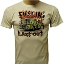First In Last Out Firefighter T-shirt