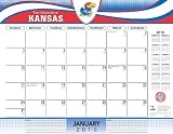 2011 Kansas Jayhawks - Blotter Calendar