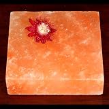 Himalayan Rock Salt Cooking Plate 8x8x2 As seen on TV - Imported by TheSpiceLab Inc.