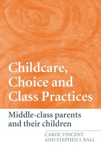 Childcare, Choice and Class Practices: Middle Class Parents and their Children by Vincent Carol Ball Stephen J. (2006-03-31) Paperback