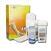 Sunzze Professionelles Enthaarungsset komplett Wachsset mit 2 wachspatronen haarentfernung mit Vliesstreifen und 125ml lotion
