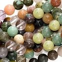 Gemstone Bead Multi Mix 8mm Round Beads /15.5 Inch Strand