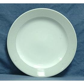 Set of 12 Oneida Sant' Andrea Crosshatch 11" Plates New in Box